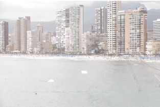 Slika pregleda web-kamere Benidorm - plaža Levante